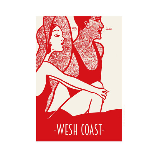 Wesh Coast - Affiche A3 numérotée par Gaspard De LaLune